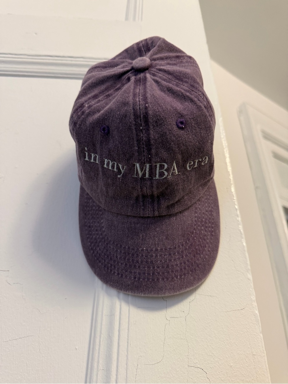 “In My MBA Era” Purple Baseball Cap